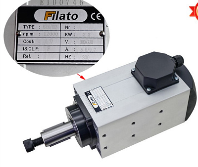     (2.2KW/380V/12000RPM/200HZ) HSI90/102B-R (20200071)