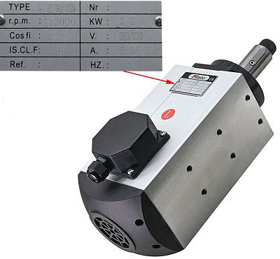     (2.2KW/380V/12000RPM/200HZ) HSI90/102B-L (20200070)