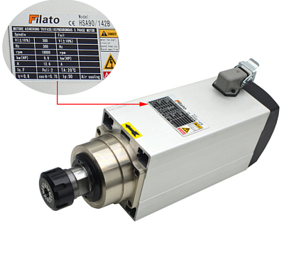 - HSA90/142B 6.0KW 380V ER32 RPM:18000 Hz:300 (20111215)