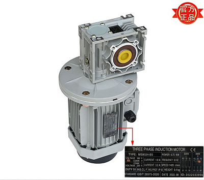  NMRV050/1020019+MS8024 B5 0.75KW 220/380V 1420RPM 50HZ (20400894)