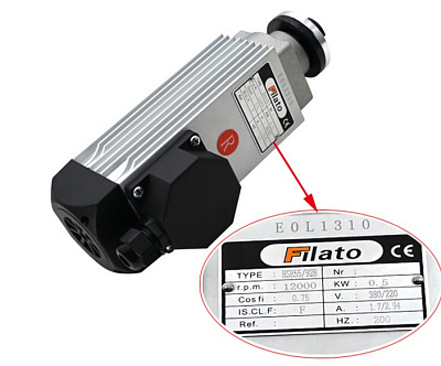     (0.5KW/220/380V/200HZ) HSE55/92BR (20210020)  FL