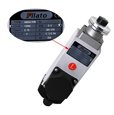     (0.5KW/220/380V/200HZ) HSE55/92BL (20205030)